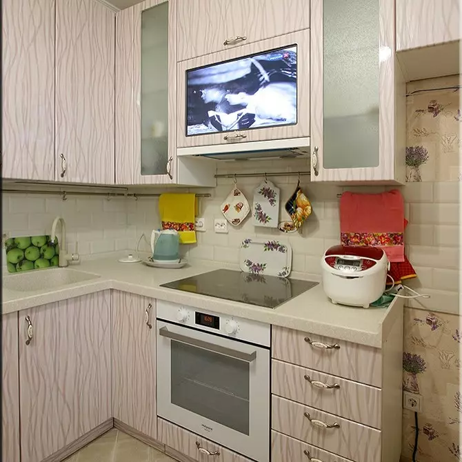 Hol helyezhető el TV a konyhában: 5 hely és hasznos tippek 9099_56
