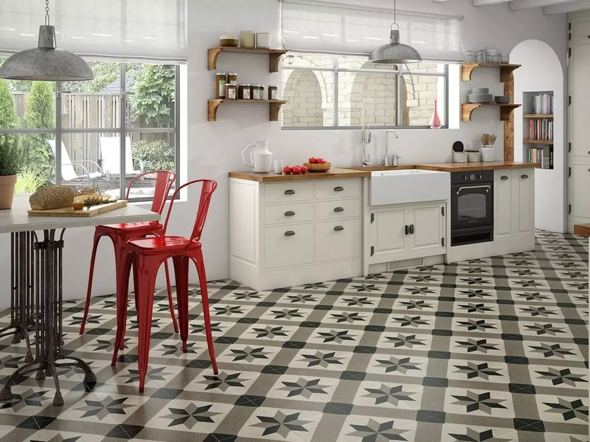 De los matices técnicos a una lechada adecuada: qué azulejo elegir en la cocina al piso 9127_17