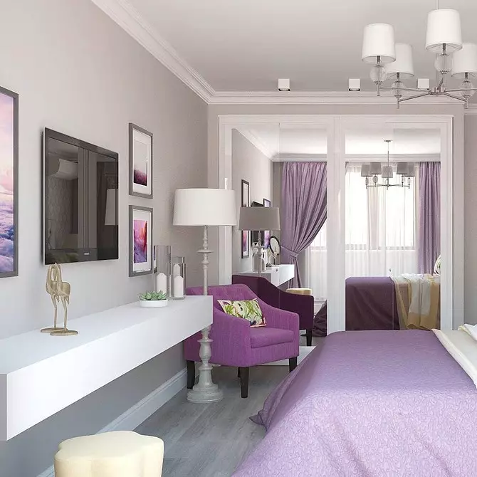 Classic Bedroom Design: Mga Tip sa Disenyo at 60+ Mga Larawan ng Mga Magagandang Solusyon 9129_104
