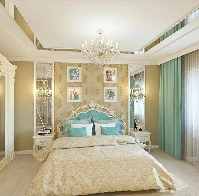 Classic Bedroom Design: Mga Tip sa Disenyo at 60+ Mga Larawan ng Mga Magagandang Solusyon 9129_126
