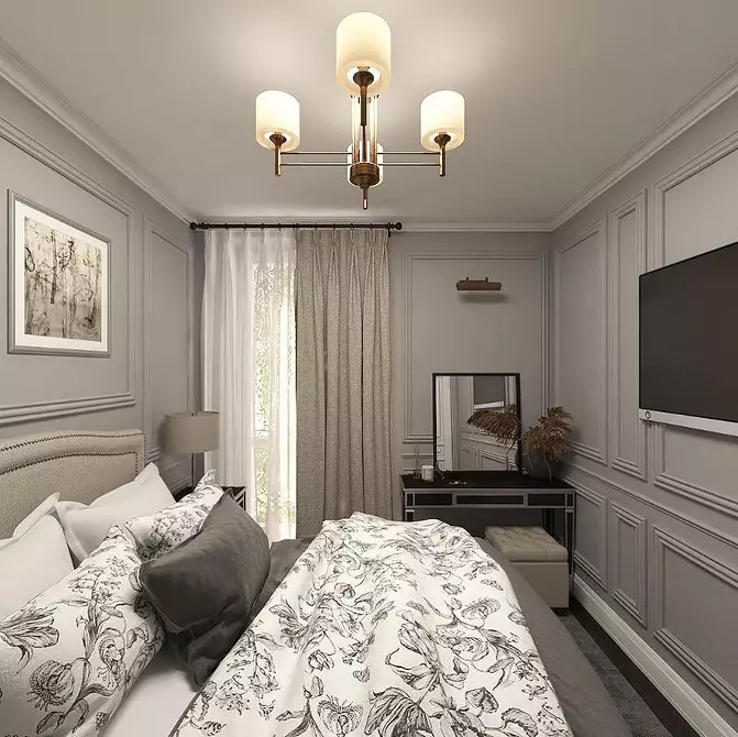 Classic Bedroom Design: Mga Tip sa Disenyo at 60+ Mga Larawan ng Mga Magagandang Solusyon 9129_18
