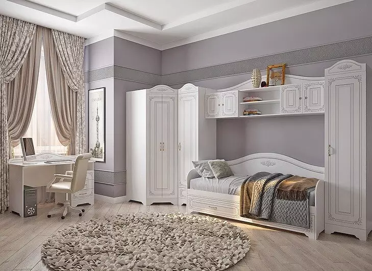 Classic Bedroom Design: Mga Tip sa Disenyo at 60+ Mga Larawan ng Mga Magagandang Solusyon 9129_27