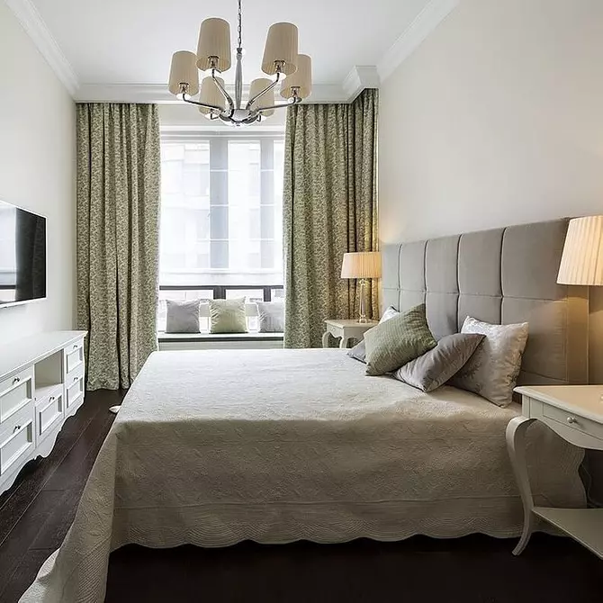 Classic Bedroom Design: Mga Tip sa Disenyo at 60+ Mga Larawan ng Mga Magagandang Solusyon 9129_33