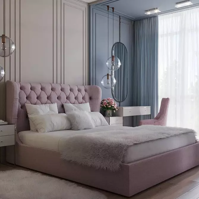 Classic Bedroom Design: Mga Tip sa Disenyo at 60+ Mga Larawan ng Mga Magagandang Solusyon 9129_41