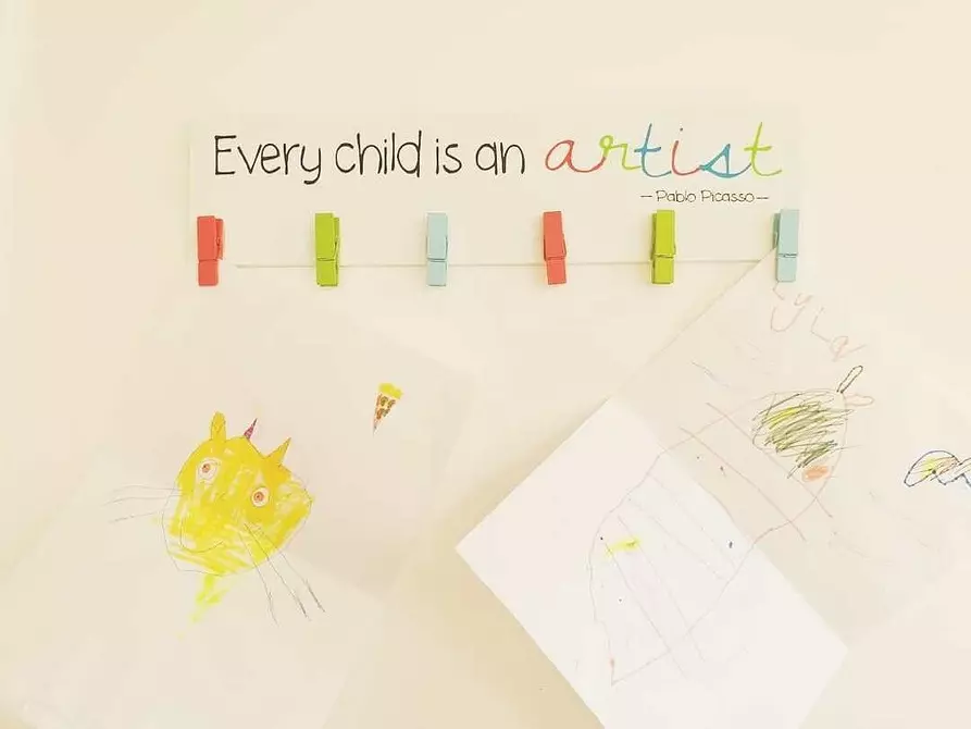 15 Ideas Como organizar unha exposición de artesanía e debuxos na sala dos nenos 9147_29