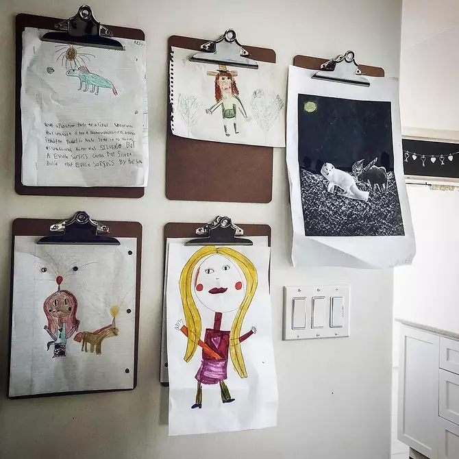 15 идеја како организовати изложбу заната и цртежа у дечјој соби 9147_86