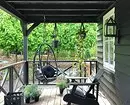 Izindlu zelizwe ezine-veranda kunye ne-attic: iimpawu zokwakha kunye ne-50 yemifanekiso 9157_58