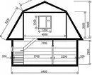 Casas de campo com varanda e sótão: as características de sua construção e 50 exemplos de fotos 9157_7