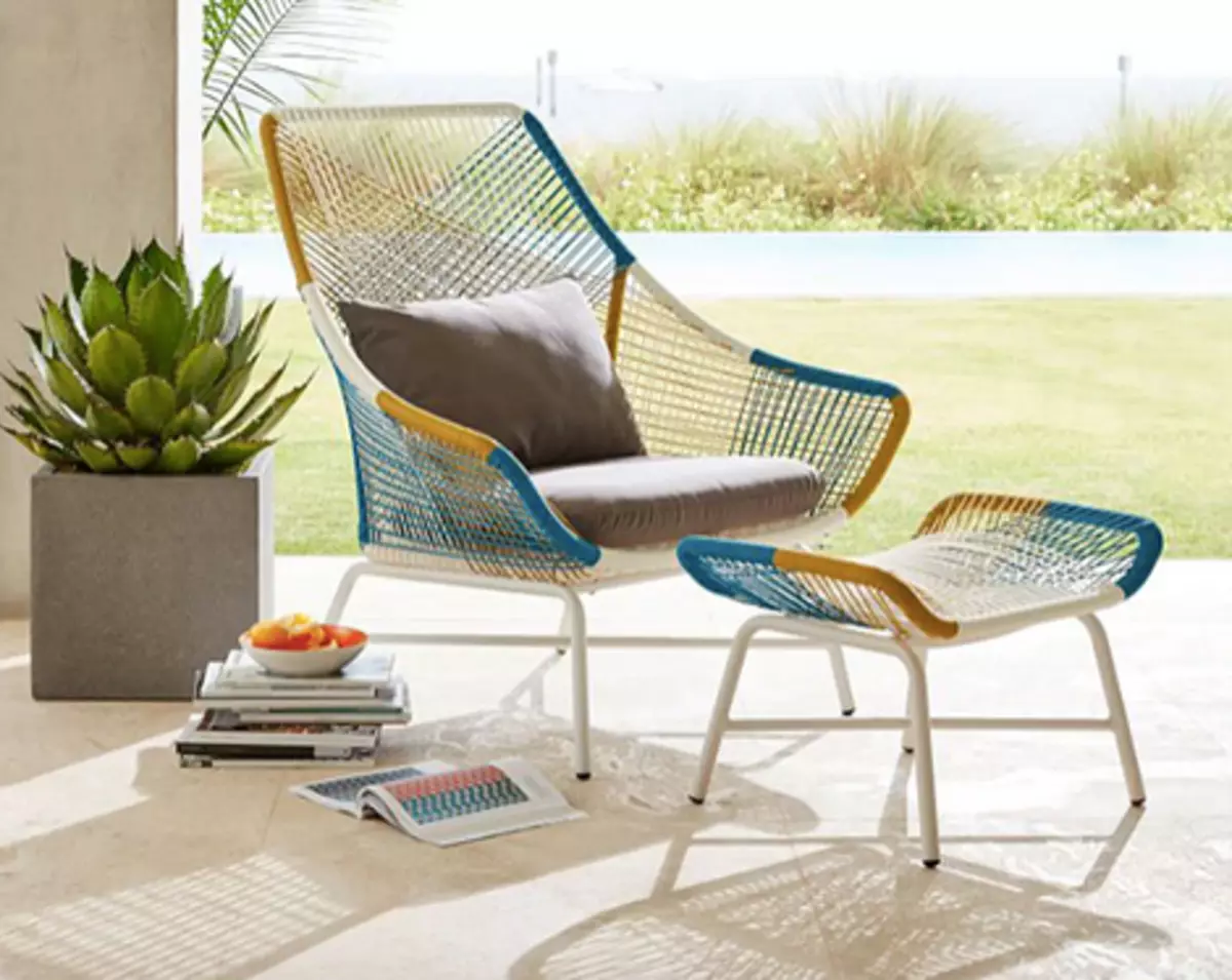 Chair from rattan