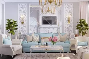 How to create a classic living room interior: Tips and 55 photos for inspiration 9173_1