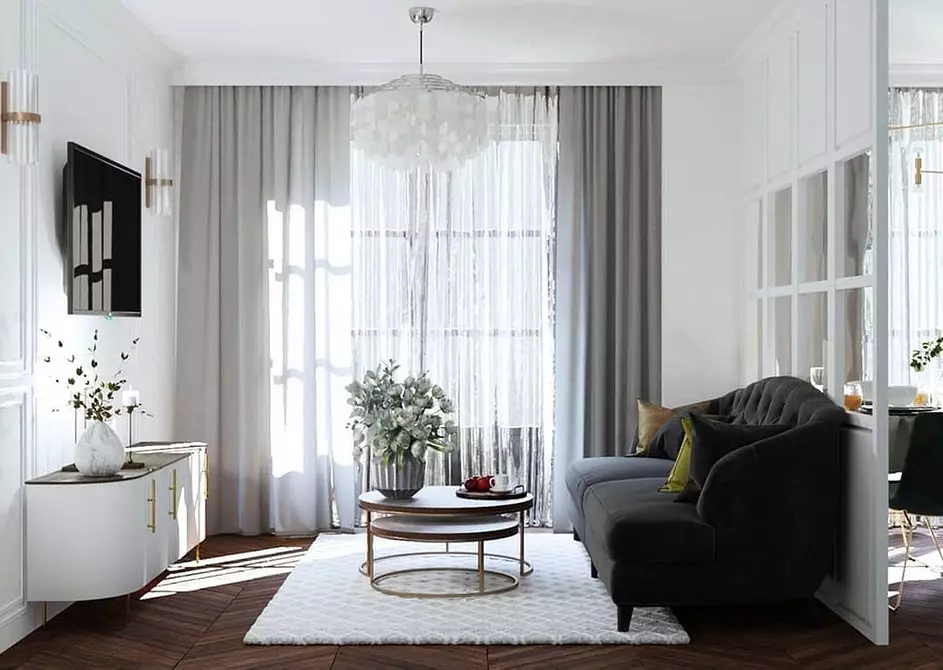 So erstellen Sie ein klassisches Wohnzimmerinnenraum: Tipps und 55 Fotos für Inspiration 9173_15