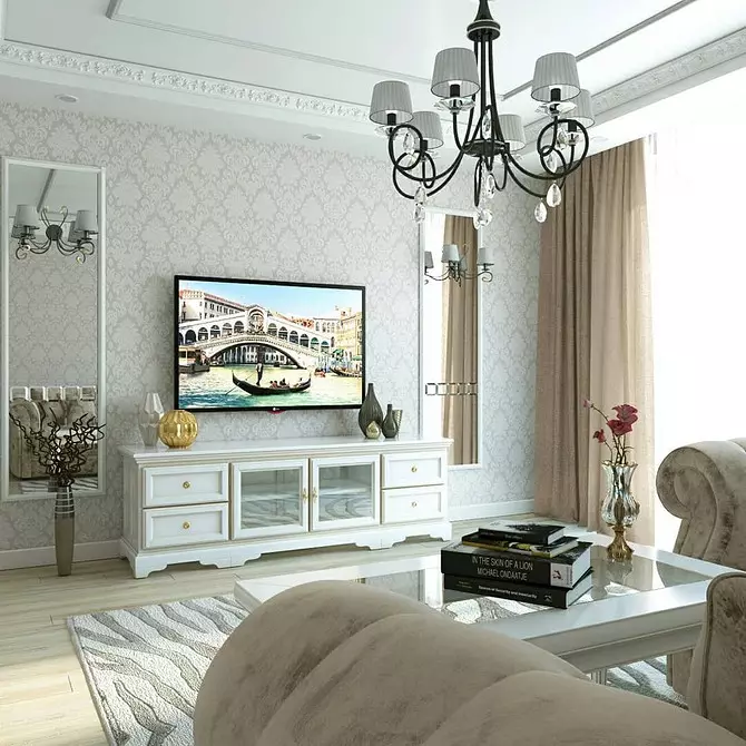 Paano Gumawa ng isang Classic Living Room Interior: Mga Tip at 55 mga larawan para sa Inspirasyon 9173_30
