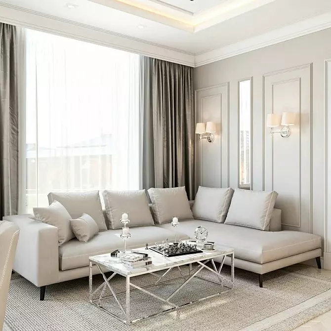Paano Gumawa ng isang Classic Living Room Interior: Mga Tip at 55 mga larawan para sa Inspirasyon 9173_33