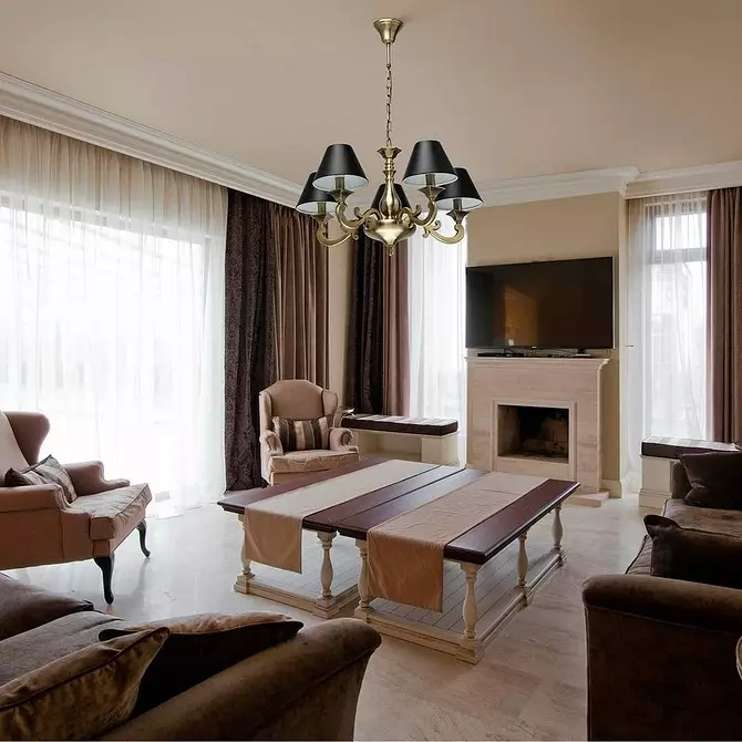 Como crear unha sala de estar clásica Interior: Consellos e 55 fotos para a inspiración 9173_89