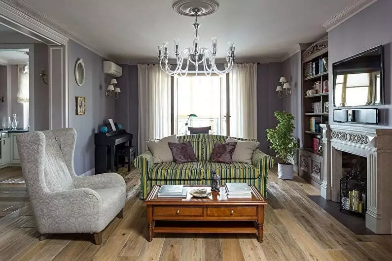 Como crear unha sala de estar clásica Interior: Consellos e 55 fotos para a inspiración 9173_92