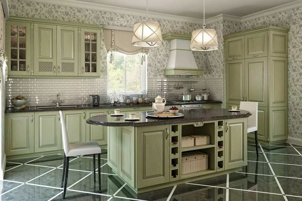 Provansa virtuves dizains: 50 mājīgas fotogrāfijas, kas jums patīk 9206_13