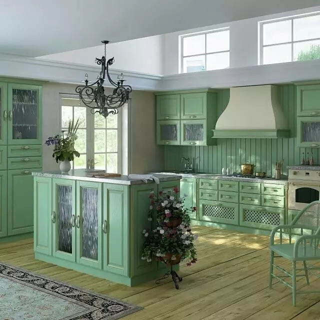 Provansa virtuves dizains: 50 mājīgas fotogrāfijas, kas jums patīk 9206_14