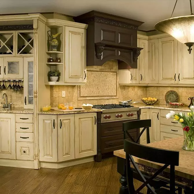 Provansa virtuves dizains: 50 mājīgas fotogrāfijas, kas jums patīk 9206_30