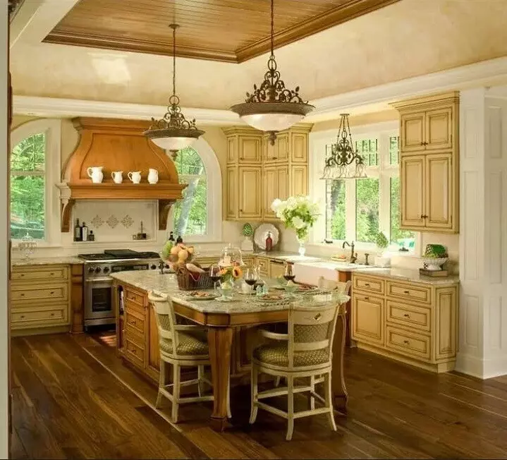 Provansa virtuves dizains: 50 mājīgas fotogrāfijas, kas jums patīk 9206_31