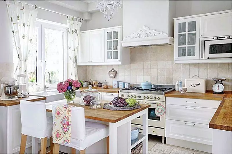 Provansa virtuves dizains: 50 mājīgas fotogrāfijas, kas jums patīk 9206_96