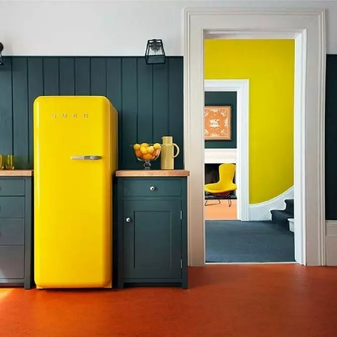 Kuning dalam interior: 5 cara untuk menggunakan warna cerah dan 55 contoh inspirasional 9208_107