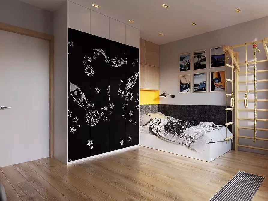 Apartman u skandinavskom stilu: 70 Primjeri inspirativnog dizajna 9227_134