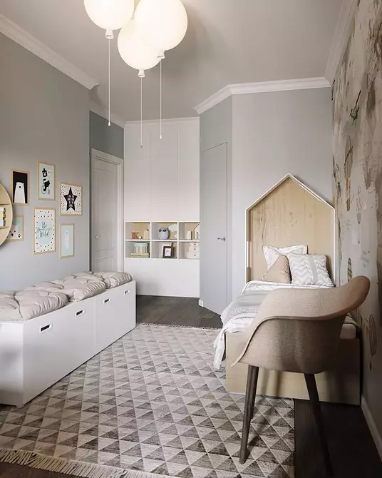 Apartamento en estilo escandinavo: 70 exemplos de deseño inspirado 9227_135