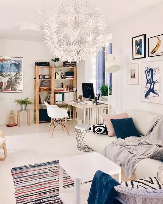 Apartman u skandinavskom stilu: 70 Primjeri inspirativnog dizajna 9227_152