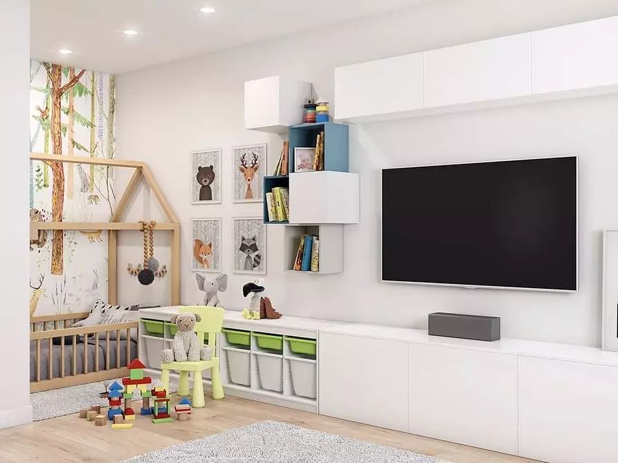 Apartemen di gaya skandinavia: 70 conto desain inspirasi 9227_155