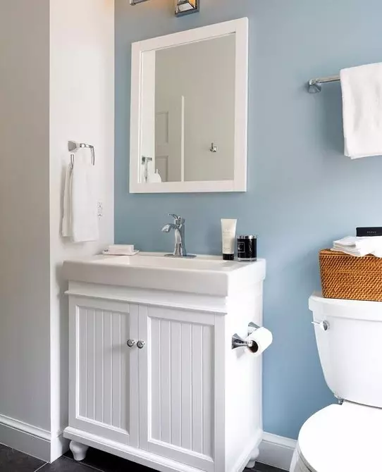 So legen Sie alles, was Sie brauchen, in einem winzigen Badezimmer: 13 Praktische Ideen 9237_36