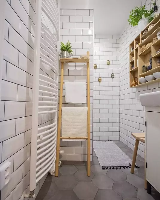So legen Sie alles, was Sie brauchen, in einem winzigen Badezimmer: 13 Praktische Ideen 9237_42