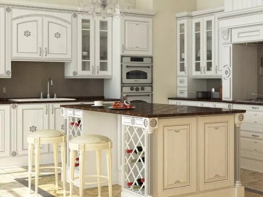 Virtuves dizains klasiskajā stilā: 5 pamatprincipi 9241_33