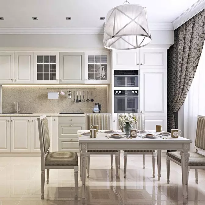 Virtuves dizains klasiskajā stilā: 5 pamatprincipi 9241_47