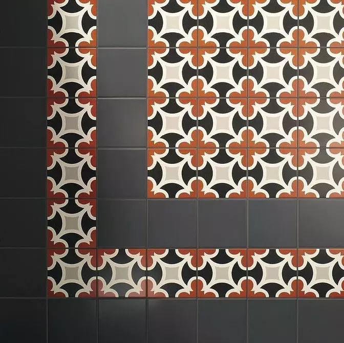 11 mga paraan ng naka-istilong paggamit ng patterned tile. 9262_137