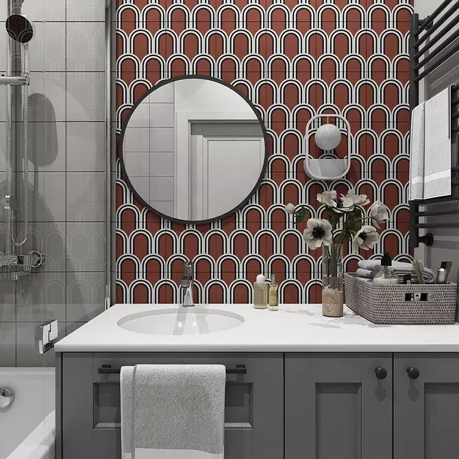 11 mga paraan ng naka-istilong paggamit ng patterned tile. 9262_54