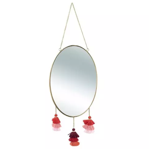 Oglindă ovală, decorată cu Z & ...