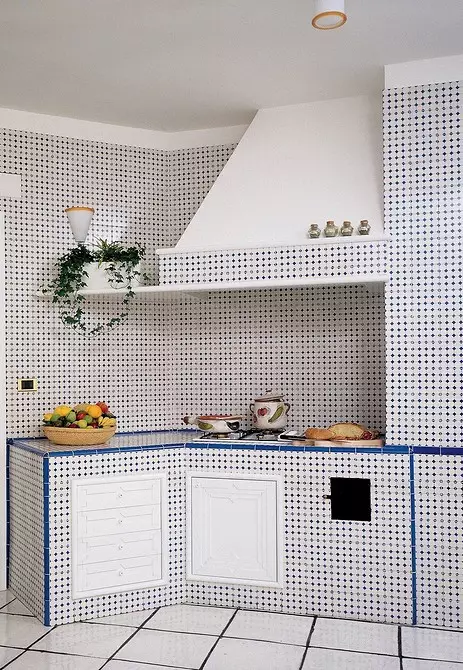 Tabletop from tile on the kitchen with their own hands: Step-by-step instructions and examples for inspiration 9352_15