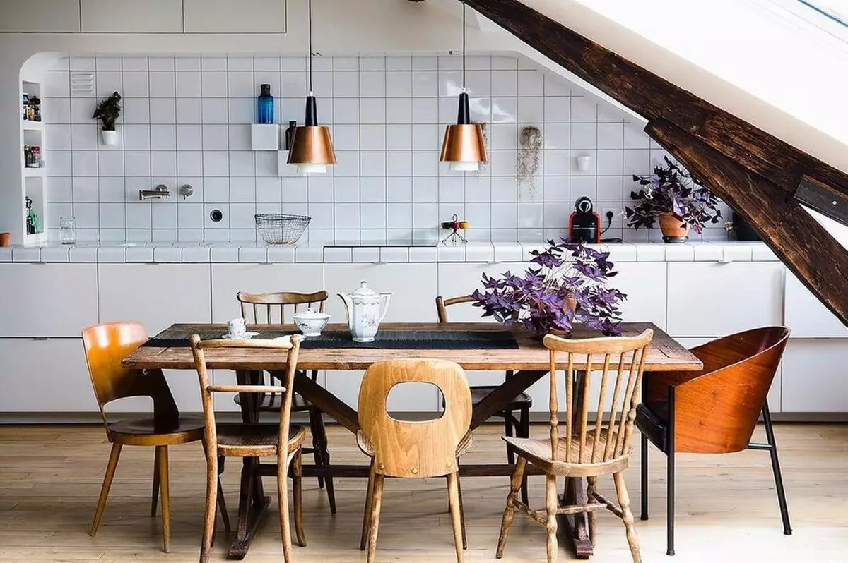 Tabletop de azulejos en la cocina con sus propias manos: instrucciones paso a paso y ejemplos de inspiración 9352_16