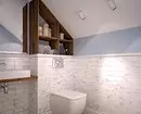 Μη εύκολη κεραμική: 60 Ιδέες σχεδιασμού για τη χρήση πλακιδίων στην τουαλέτα 9369_105