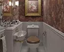 गैर-सजिलो सिरमिक्स: शौचालयमा टाइलहरू प्रयोगको लागि 600 डिजाइन विचारहरू 9369_116