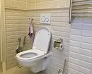 गैर-सजिलो सिरमिक्स: शौचालयमा टाइलहरू प्रयोगको लागि 600 डिजाइन विचारहरू 9369_19