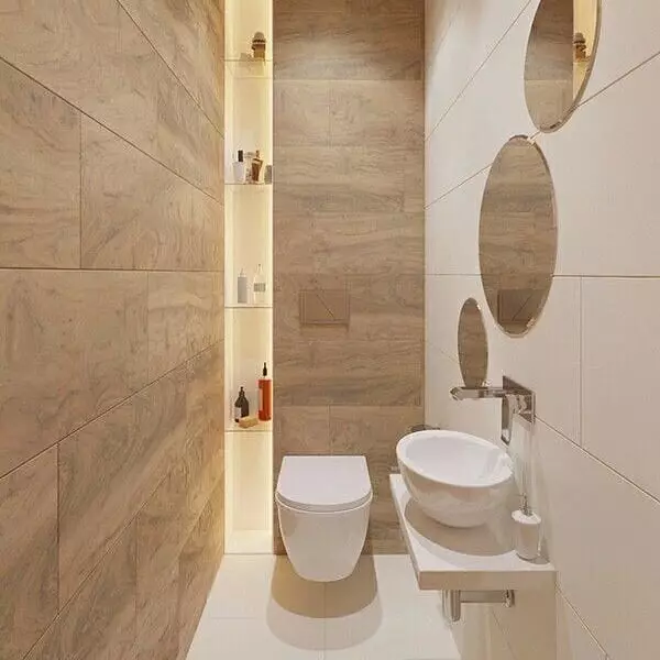 سرامیک غیر آسان: 60 ایده طراحی برای استفاده از کاشی در توالت 9369_36