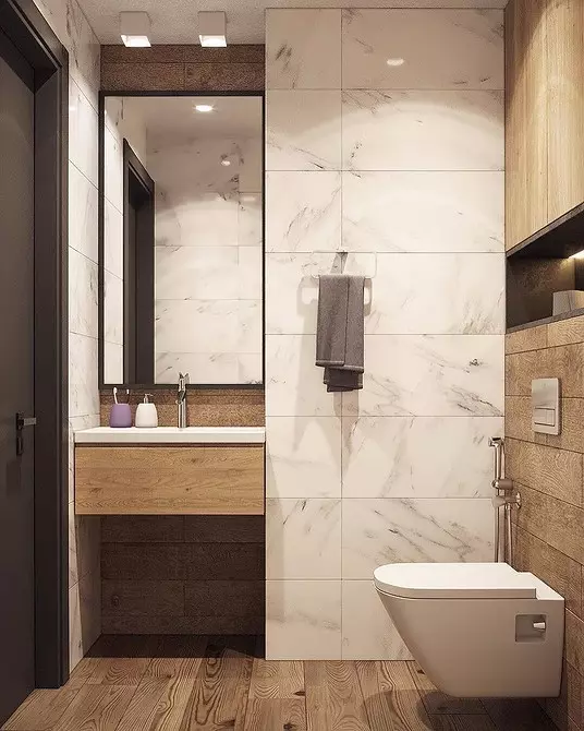 Непроста кераміка: 60 ​​дизайн-ідей використання плитки в туалеті 9369_42