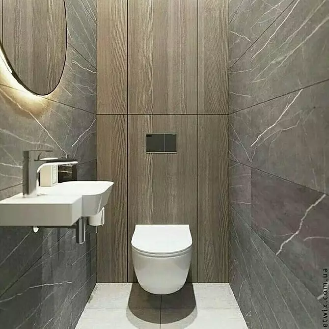 Kolay olmayan seramik: tuvalette fayans kullanmak için 60 tasarım fikirleri 9369_59