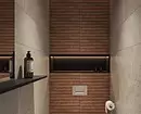 Μη εύκολη κεραμική: 60 Ιδέες σχεδιασμού για τη χρήση πλακιδίων στην τουαλέτα 9369_61