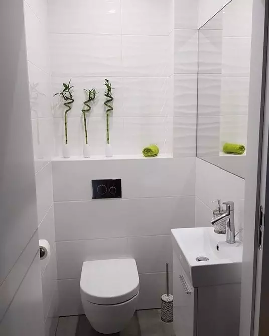 Easyиңел булмаган керамика: Туалетта плиткалар куллану өчен 60 дизайн идеялары 9369_72