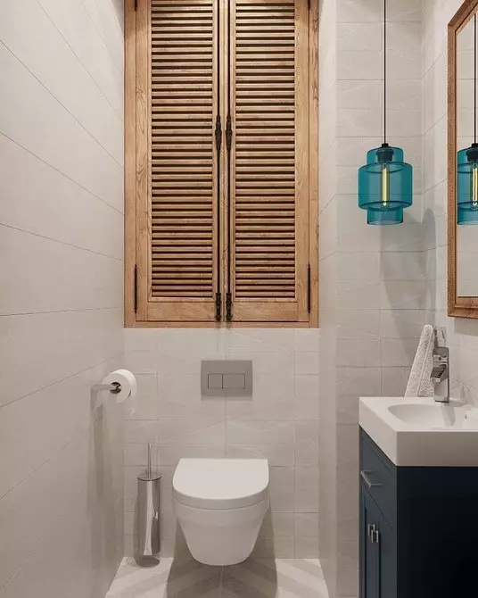 Gốm không dễ dàng: 60 ý tưởng thiết kế để sử dụng gạch trong nhà vệ sinh 9369_74
