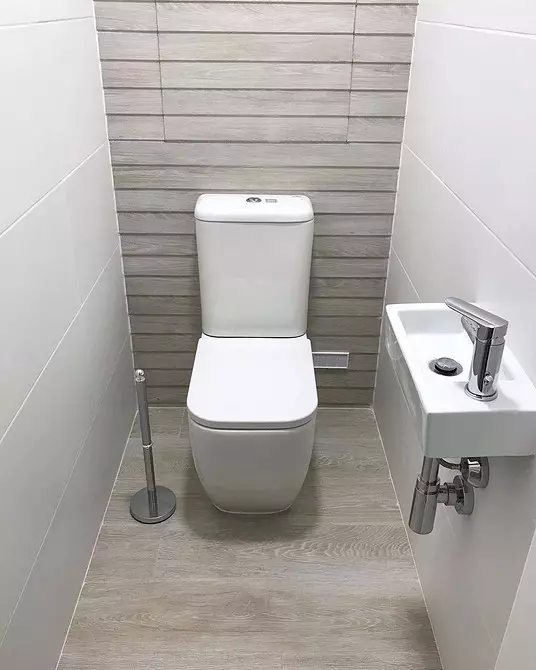 गैर-आसान सिरेमिक: शौचालय में टाइल्स का उपयोग करने के लिए 60 डिजाइन विचार 9369_76