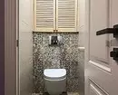 गैर-सजिलो सिरमिक्स: शौचालयमा टाइलहरू प्रयोगको लागि 600 डिजाइन विचारहरू 9369_81