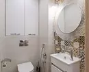 गैर-आसान सिरेमिक: शौचालय में टाइल्स का उपयोग करने के लिए 60 डिजाइन विचार 9369_82